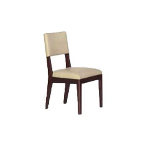 Silla en piel sin brazo